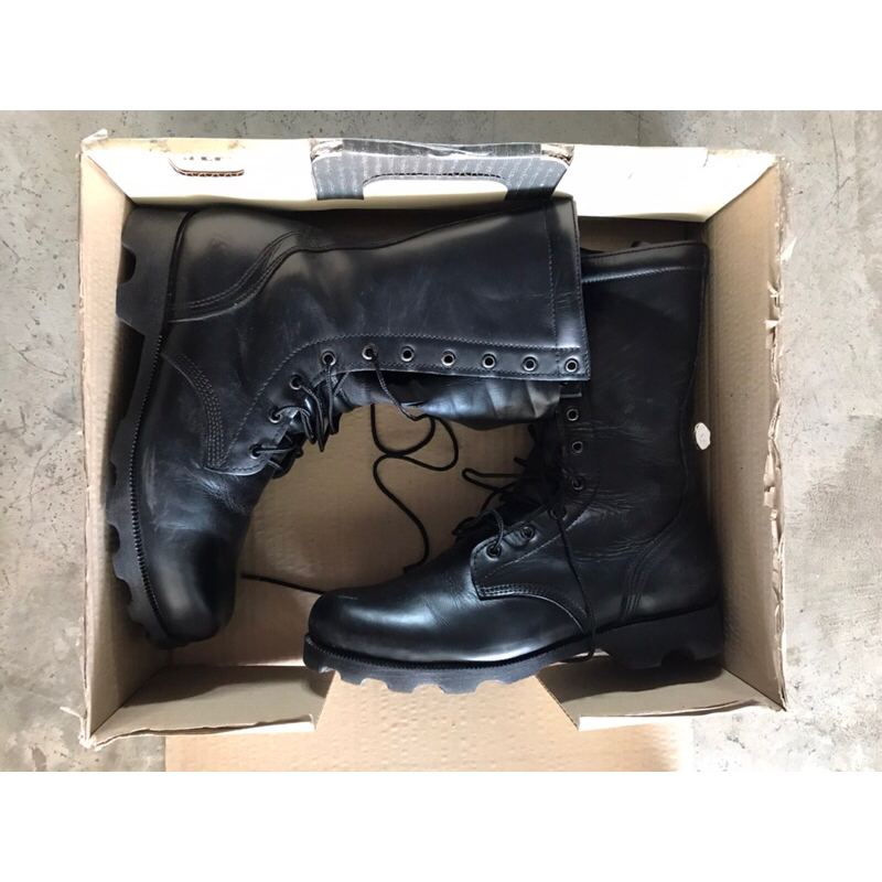 รองเท้าคอมแบต MS มือสองเบอร์ 9 (43) 10 รู สูง 12”