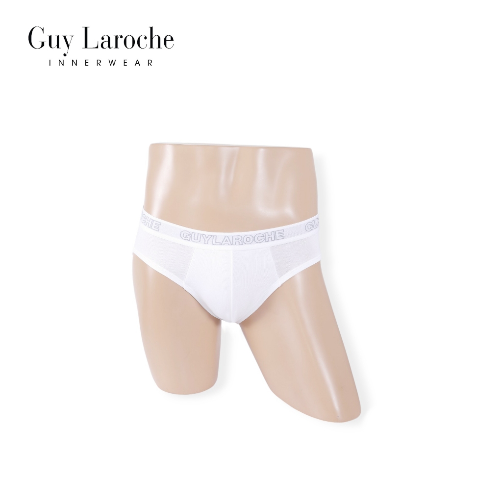 Guy Laroche سليب رجالي ناعم — أبيض (قطعتان) — صورة 3