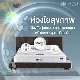 LOTUS รุ่น Precise I ที่นอนอันดับ 1 ของคนชอบนอนแน่นสบาย ลดอาการปวดหลัง บอกลาปัญหาภูมิแพ้