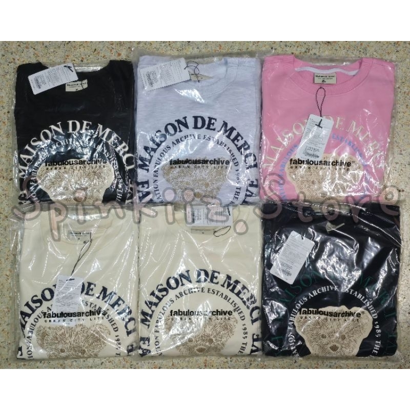 (สินค้าพร้อมส่ง!!!) Fabulousarchive Sweater นำเข้าจาก🇰🇷 (ส่งแมสได้คะ🛵)