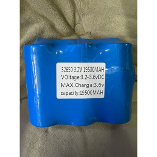 แบตลิเธียม 3.2V LiFePo4 19500 MAH BMS ใส่ โคมไฟ ถ่านชาร์จ สป…