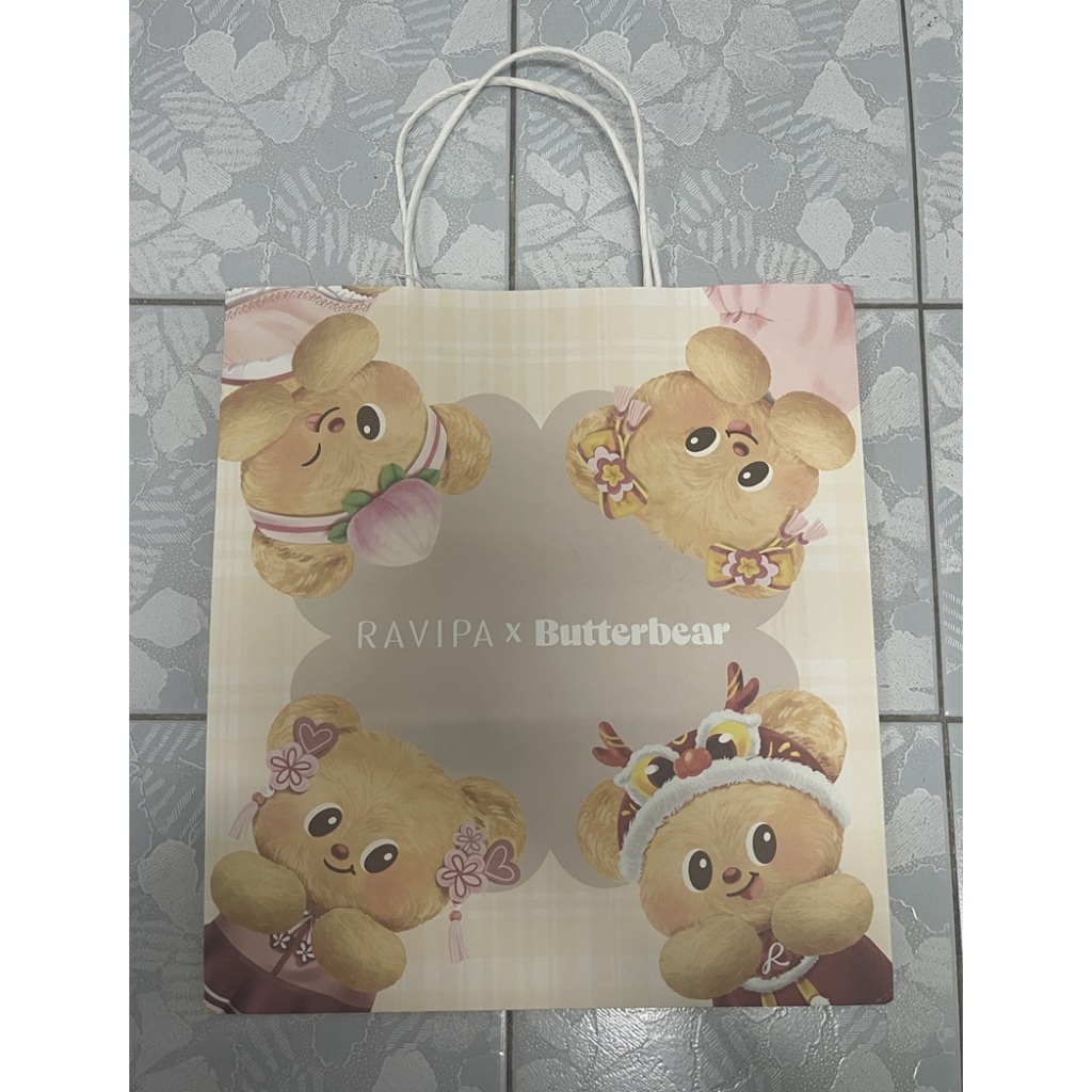 RAVIPA x Butterbear กล่องกระดาษ / ถุงกระดาษ