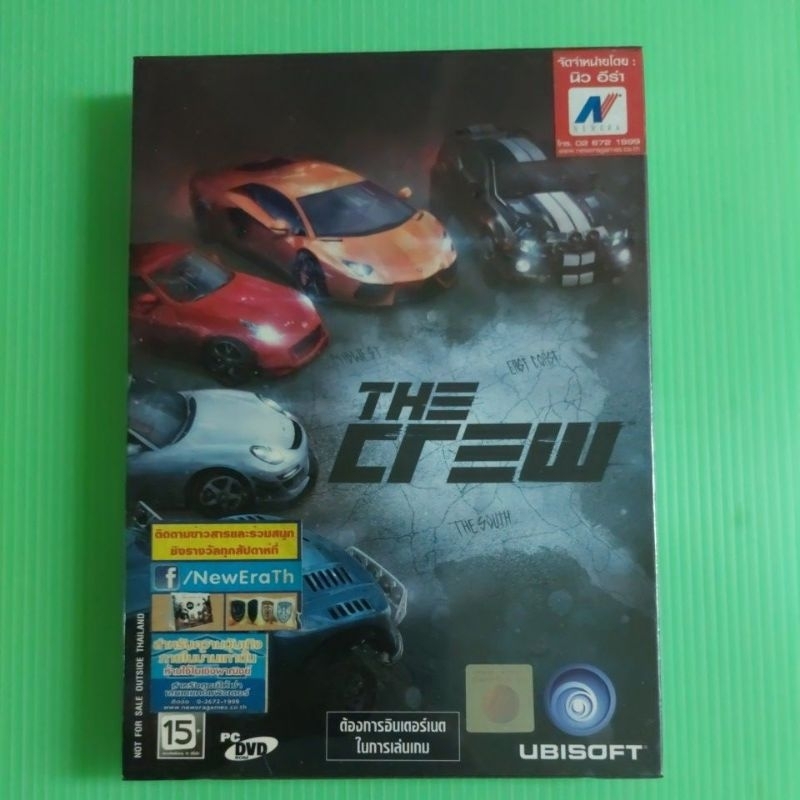 เกม​PC​The Crew. เกมคอมพิวเตอร์แผ่นแท้ลิขสิทธิ์ สินค้ามือ 1 เล่นได้กับwindows 10 เหมาะสำหรับสะสม