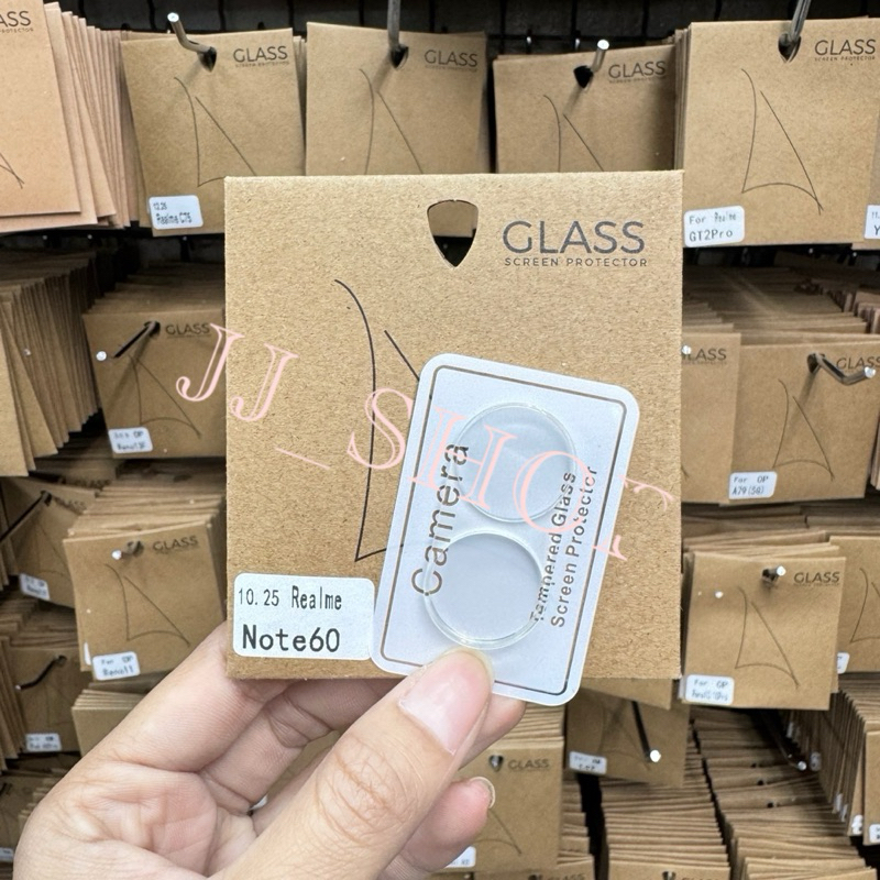 ฟิล์มกระจกเลนส์กล้องหลัง LENS(3D) รุ่น Realme Note60/Realme Note60X ตรงรุ่น! ฟิล์มกระจกติดเลนส์ สินค