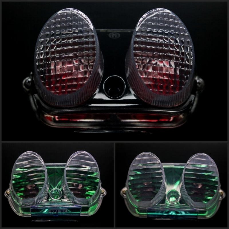 ไฟท้าย Ls125ตัวแรก แอลเอสเก่า ชุดไฟท้ายแต่งls125 ของแต่งยุค90s ls125เก่า ชุดไฟท้ายแต่งls125  ** ของแ