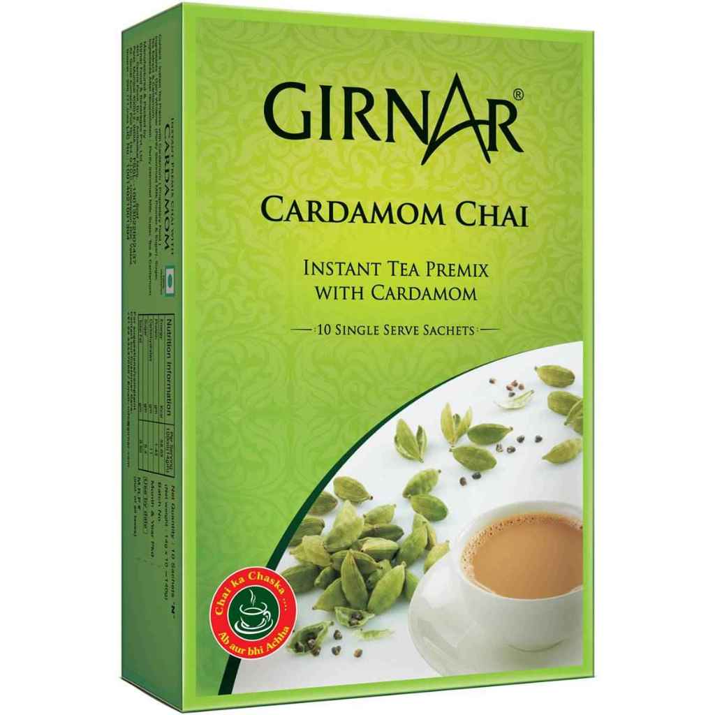 Girnar Cardamom Chai With Sugar กระวานชัยกับน้ำตาล 140g