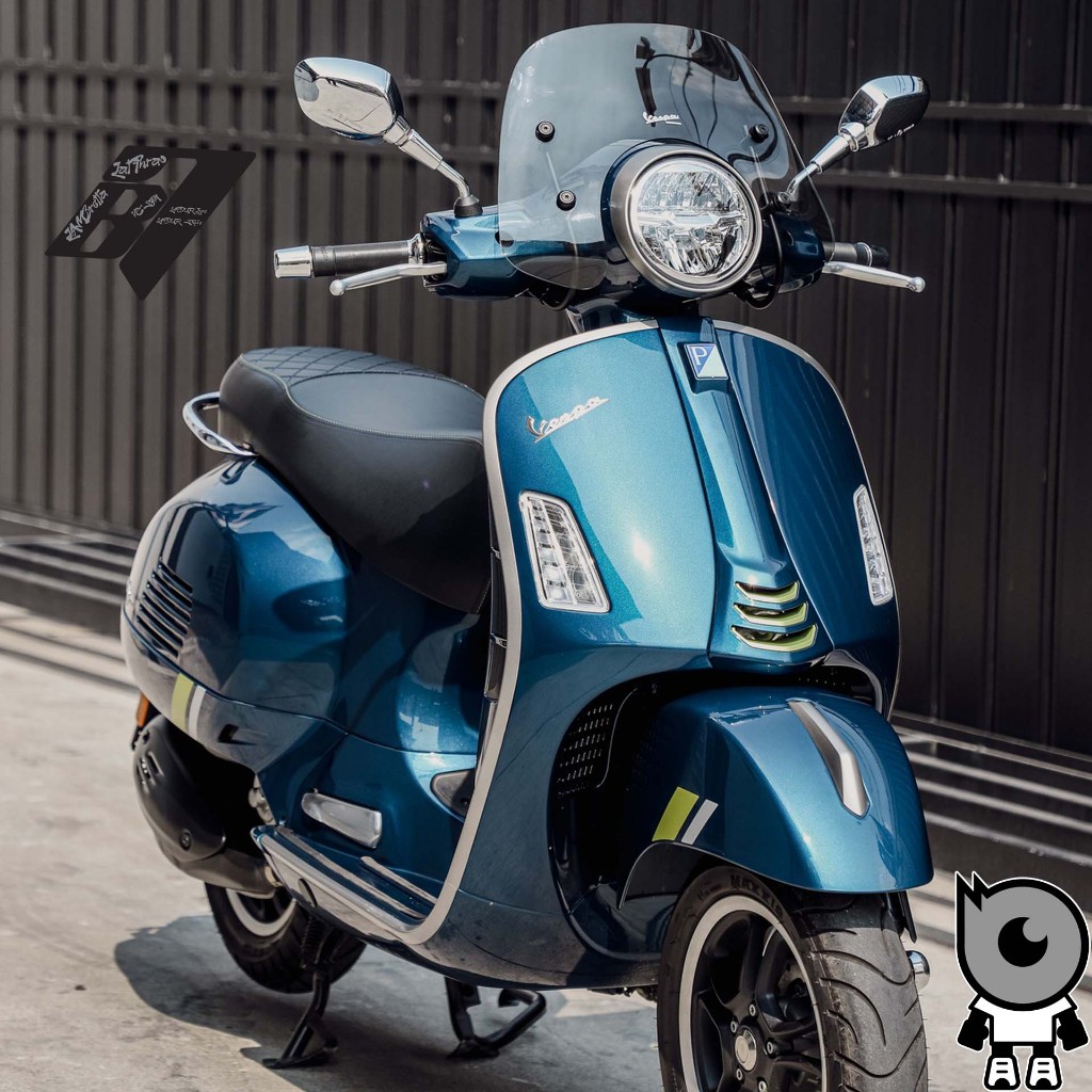 K.maker ชิวบังลมหน้างานไทย สำหรับ New Vespa GTS 2023