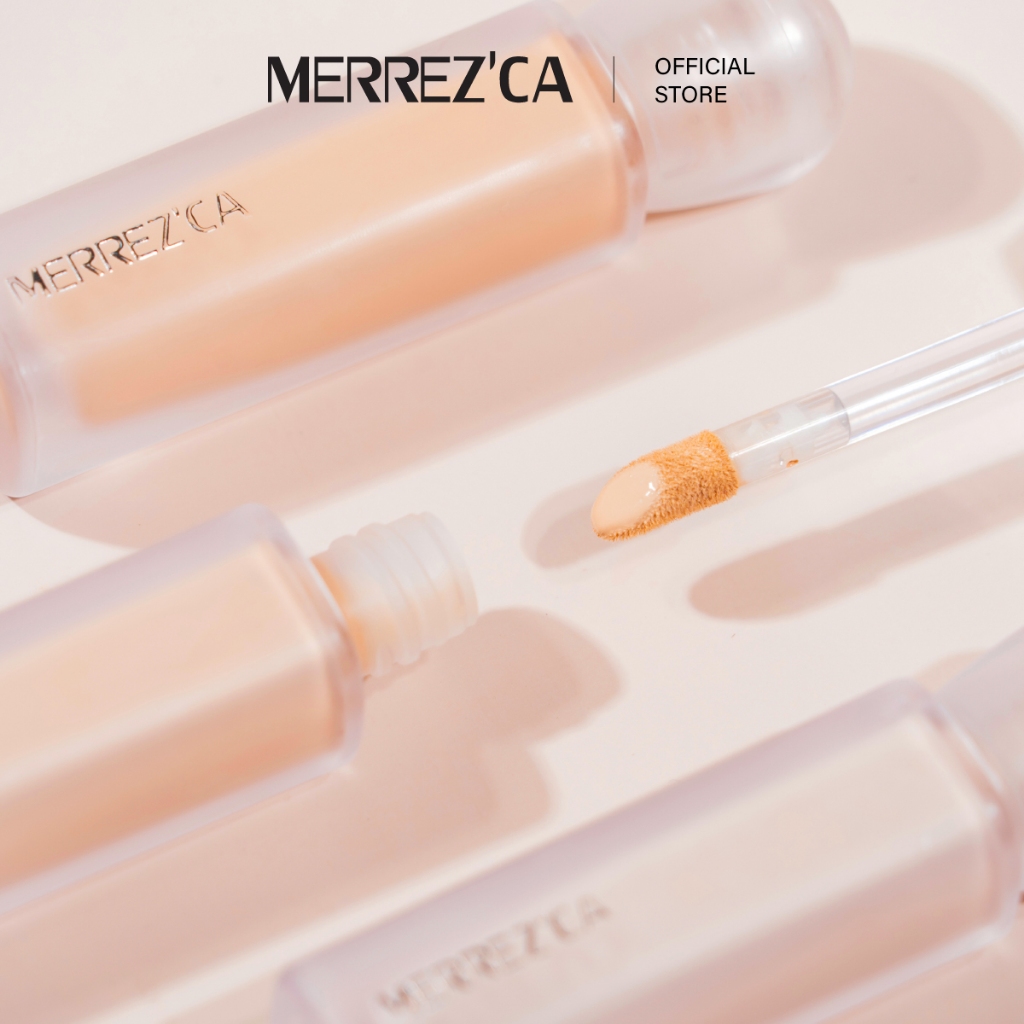 Merrezca Silky Fit Liquid Concealer คอนซีลเลอร์เนื้อบางเบาพิเศษ  เกลี่ยง่าย ไม่เป็นคราบ - 1