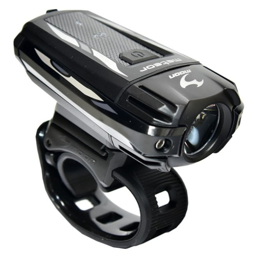 ไฟหน้า MOON METEOR MT-400 แสงสีขาว USB รีชาร์ท 400 lumens