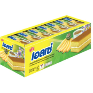 เอลเซ่ เลเยอร์เค้ก สอดไส้ครีม 15 ก. แพ็ค 24 ชิ้น