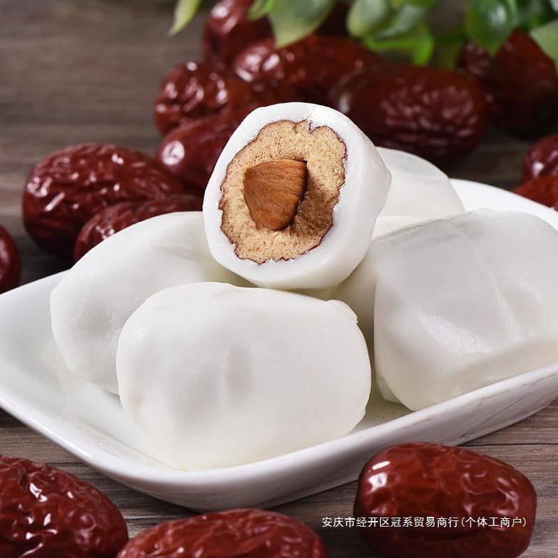 พุทรานมชีสสอดไส้อัลมอนด์ เคี้ยวหนึบอร่อยลงตัว หอมนมชีส