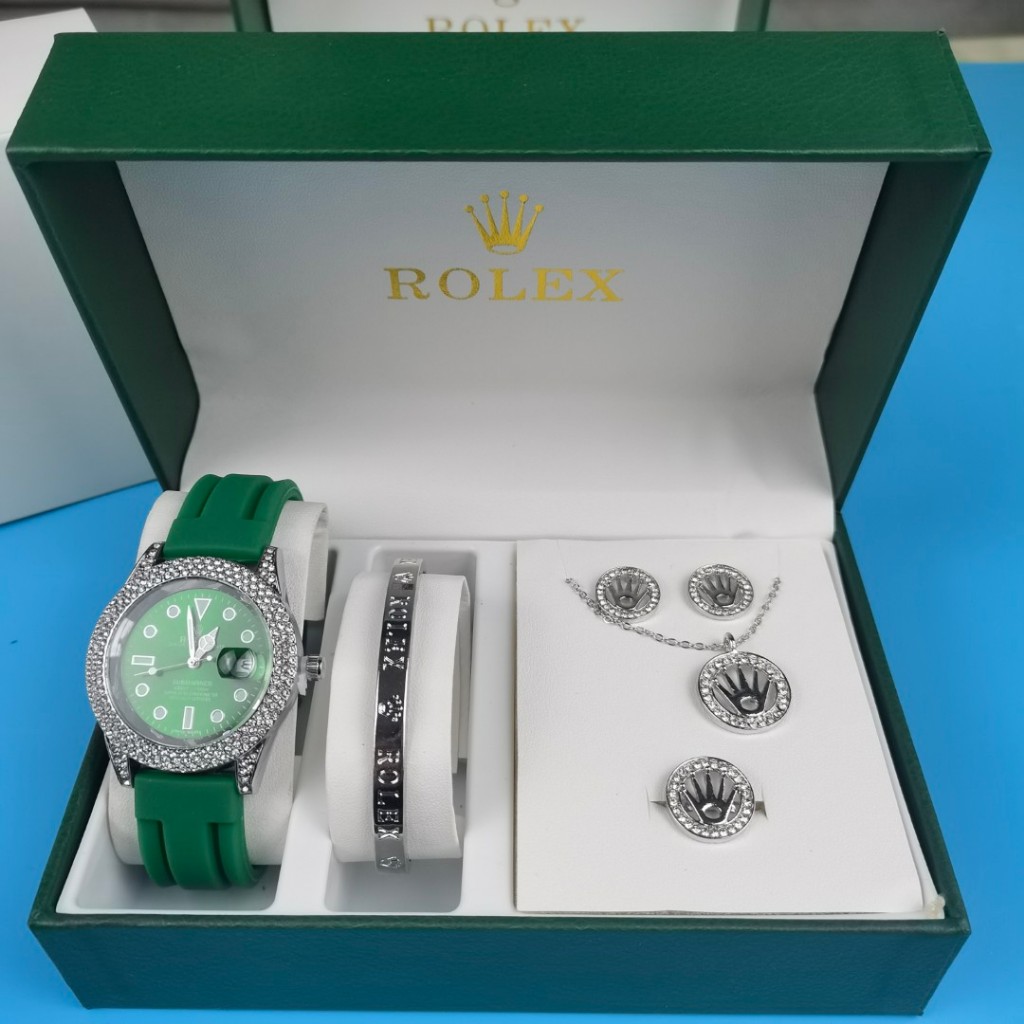 นาฬิกา cross ผู้ชายนาฬิกาปฏิทินแฟชั่นอย่างซิลิโคน rolex