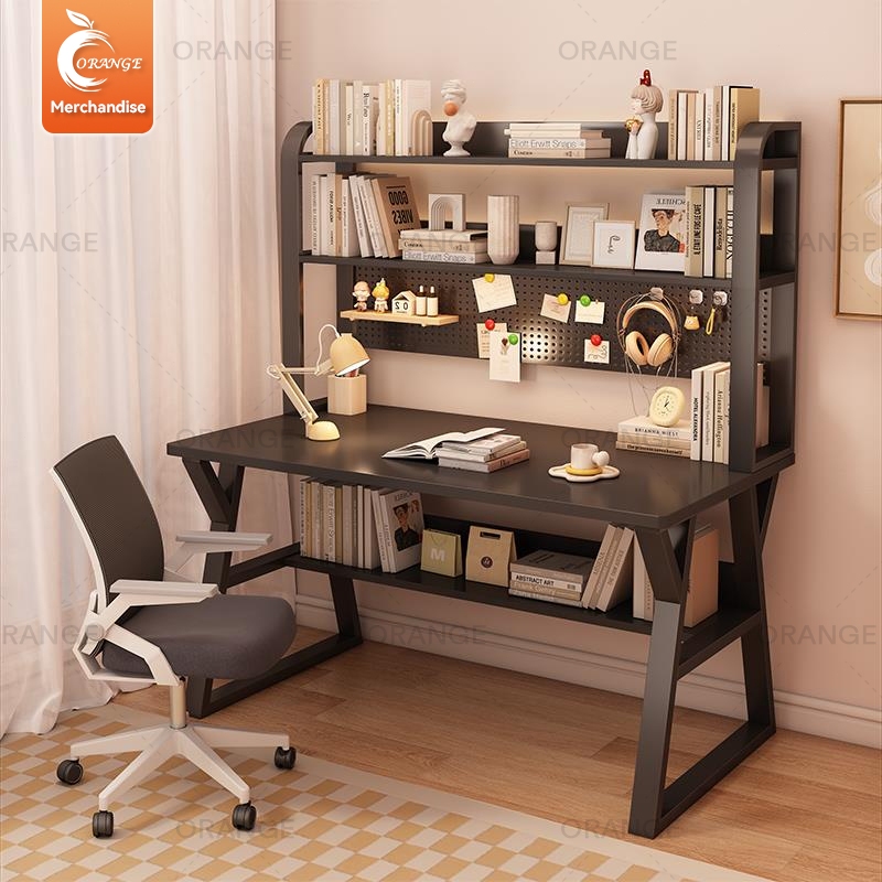 DTG สินค้าแนะนำ โต๊ะคอม โต๊ะเกมมิ่ง โต๊ะทำงาน สีดำ/สีเทา/สีขาว เอนกประสงค์ ขาเหล็ก ใช้ได้ทั้งในห้องนอนและสถานที่ทำงาน