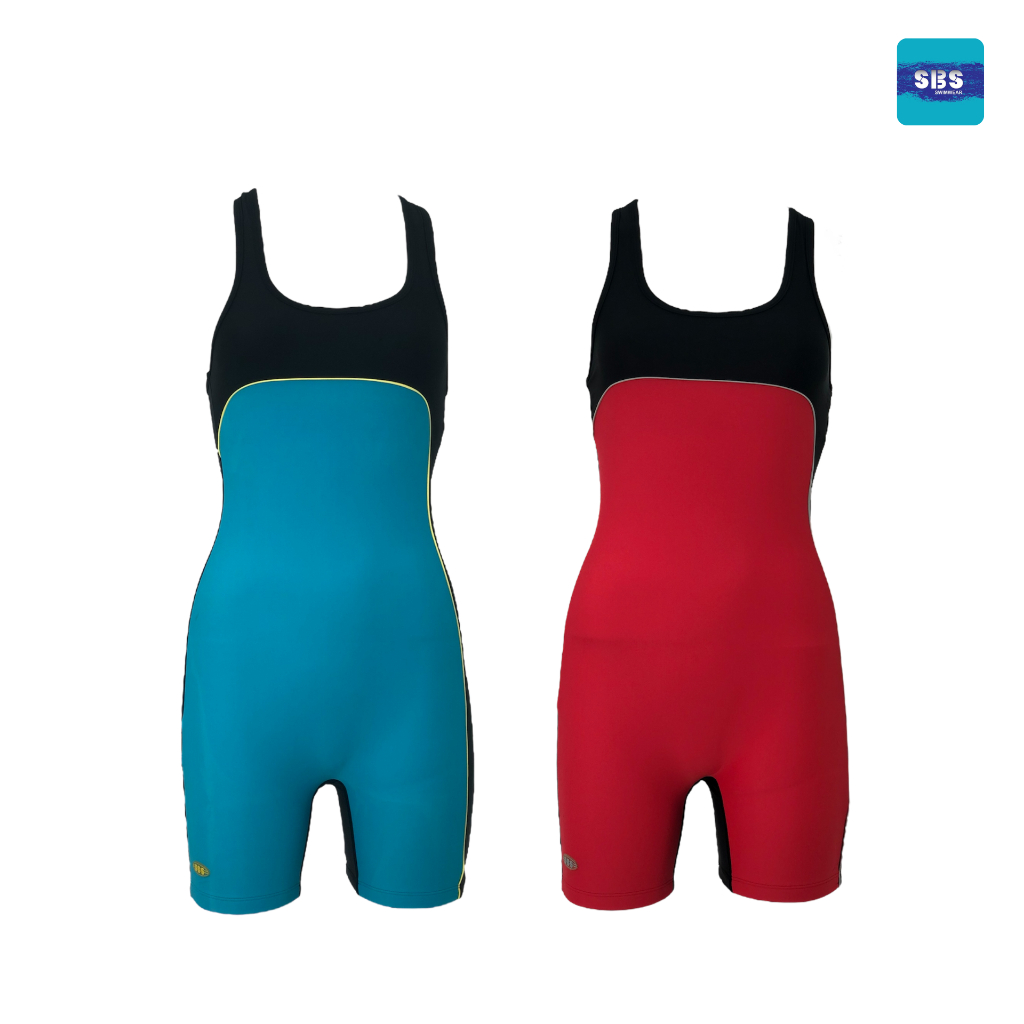 ชุดว่ายน้ำวันพีชผู้หญิง เสื้อกล้ามกางเกงขาสั้น | SBS SWIMWEAR | S-16163