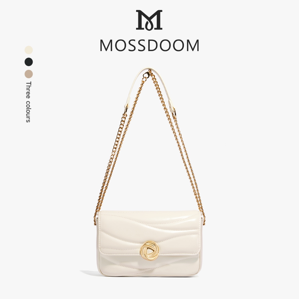 MOSSDOOM Brielle Bag กระเป๋าสะพายข้างผู้หญิงดีไซน์ใหม่หรูหราและทันสมัย