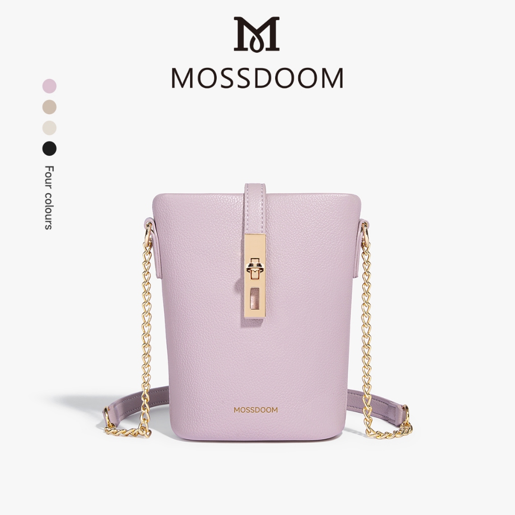 MOSSDOOM Elouise Bag กระเป๋าสะพายข้างชนิดกาต้มน้ำแฟชั่นใหม่สำหรับผู้หญิง