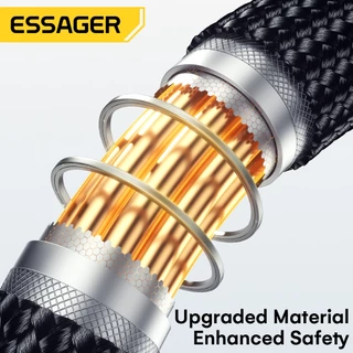 Essager PD100W 2-in-1 (C-C+L/C-C+C)สายเคเบิลข้อมูล เหมาะสำหรับซีรีส์ ip5-16