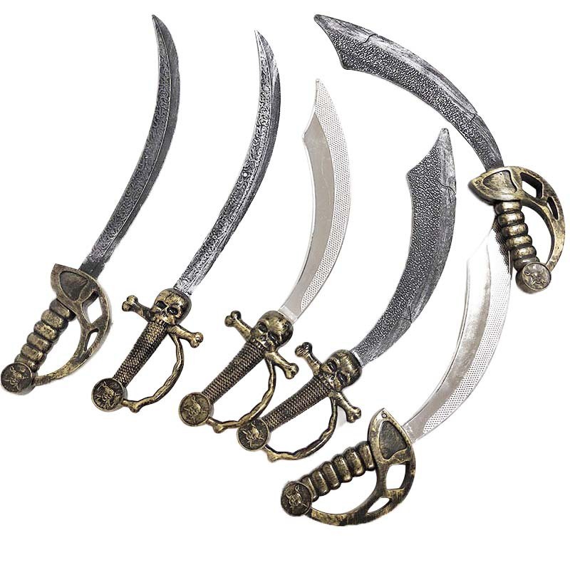 ดาบโจรสลัด ดาบพลาสติก อาวุธโจรสลัด อาวุธจำลอง  พลาสติก ของเล่นเด็ก Pirate Sword Sward Prop
