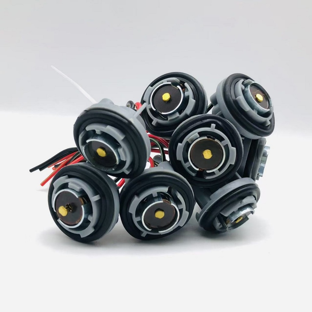 ขั้วหลอดเสียบไฟหรี่,ไฟถอย,ไฟเบรค,ไฟท้าย,ไฟเลี้ยว 1156-HUA/1157-HUA/7443-HUA/7440-HUA-T10ขั้วไฟรถยนต์