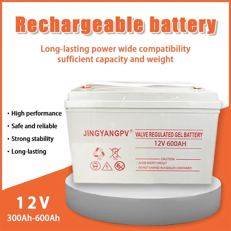 ระบบโซล่าเซลล์ทั่วไปต้องมี NPP 12V 300AH/400AH/500AH/600AH แบตเตอรี่แห้ง คุณภาพสูง แข็งแรง มั่นใจได้