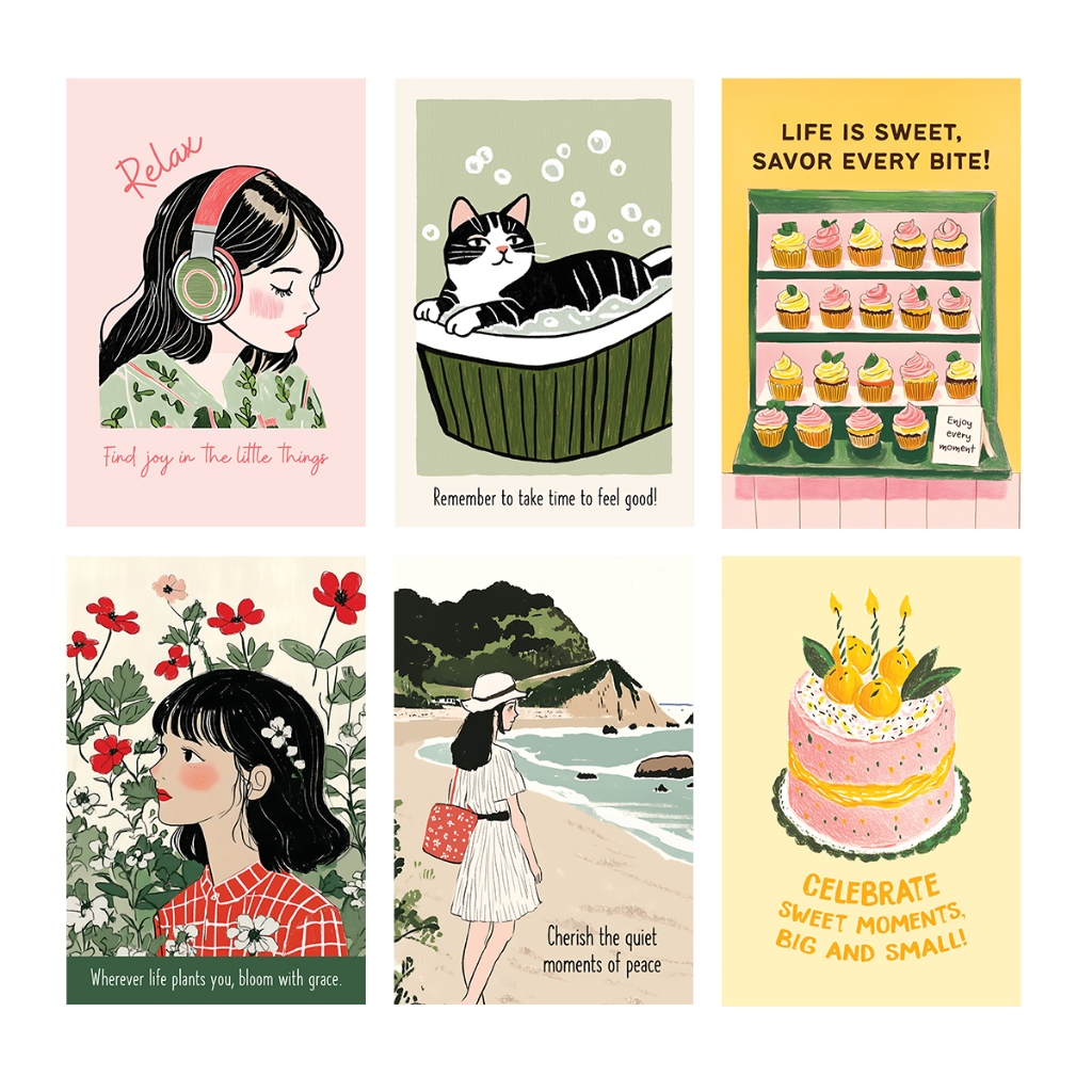 Quote Postcard โปสการ์ด ข้อความ inspirational quote คำคม Loma Notes