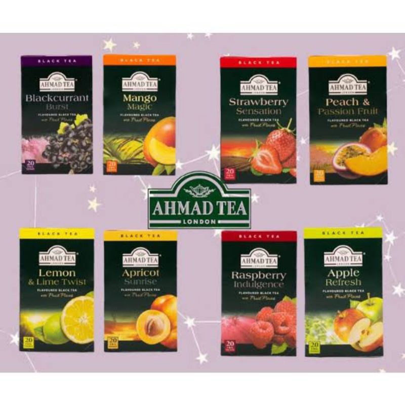 🔥พร้อมส่ง🔥Ahmad tea London ชาผลไม้ ยอดนิยม กลิ่นหอม