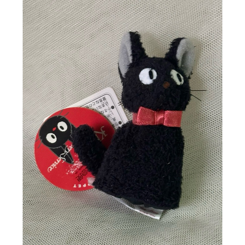 มือสอง ตุ๊กตาแมว Jiji สวมนิ้วเล่นค่ะ ห้อยป้าย Kiki’s  delivery service