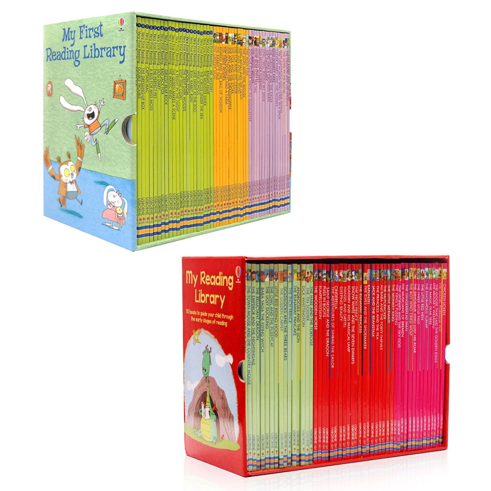 50 หนังสือ/ชุด Usborne My First Reading Library หนังสือภาพภาษาอังกฤษเพื่อการศึกษาหนังสือภาษาอังกฤษสำหรับเด็ก หนังสือเรีย