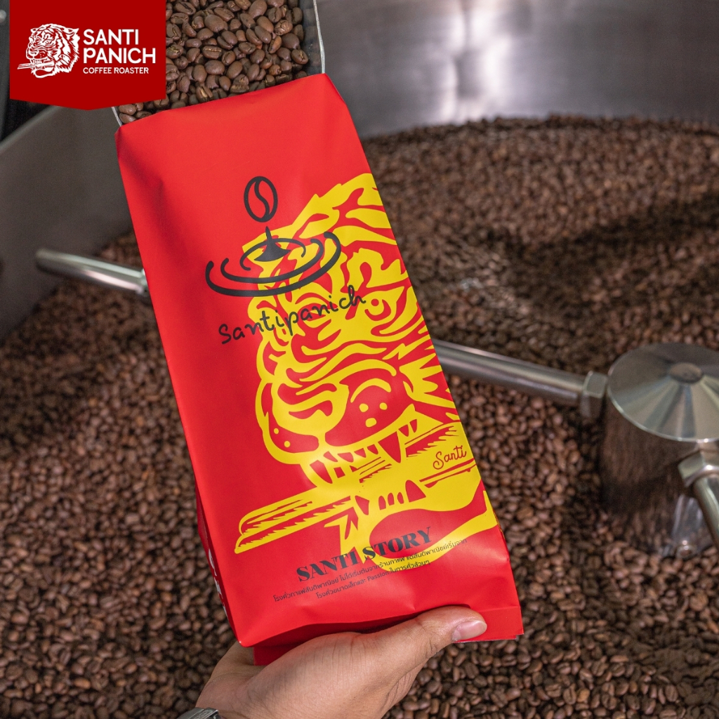 เมล็ดกาแฟคั่วแท้ Mae Buh Yah 3 King (คั่วกลาง 3 Process) - รูปที่ 2