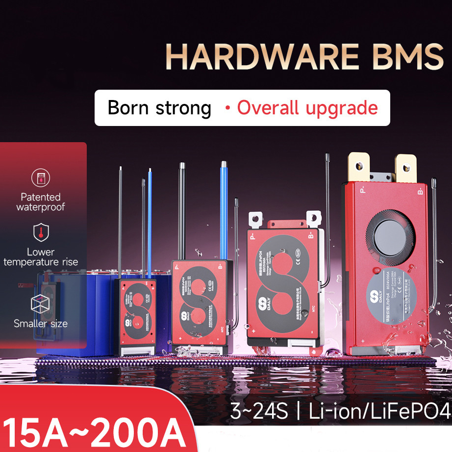 🔥COD🔥BMS LiFePo4 NMC Li-on Daly4s 60/100AH+Active Balance 5A 4/8S จับคู่กับแบตเตอรี่เพื่อยืดอายุการใช้งาน
