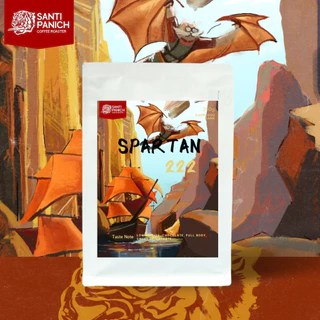 เมล็ดกาแฟคั่วแท้ Spartan 222 (คั่วเข้ม)