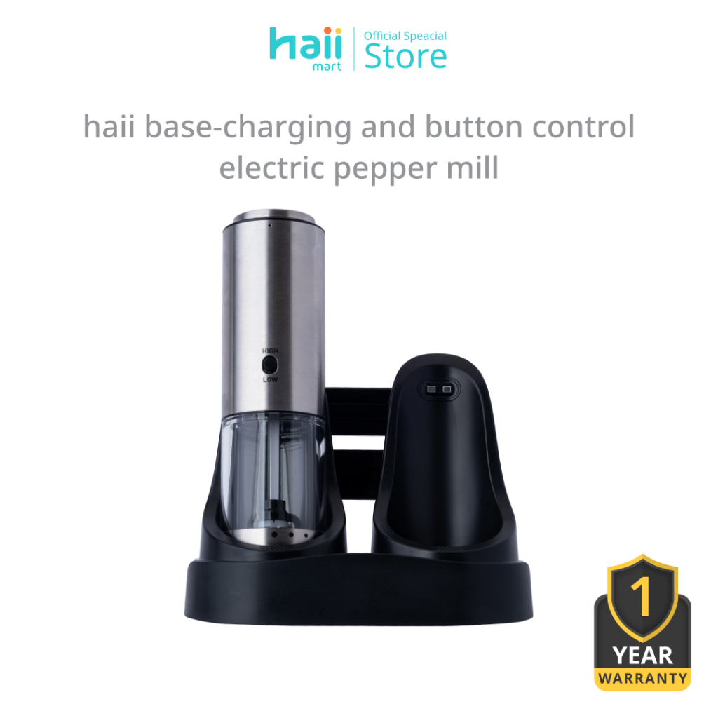 [ลด 200.-] Haii Mart – Electric Pepper Mill คือ เครื่องบดพริกไทย เกลือ และธัญพืช ไฟฟ้า (013) ราคา ถูกที่สุด ดีลบีเคเค แกลเลอรีภาพที่ 7