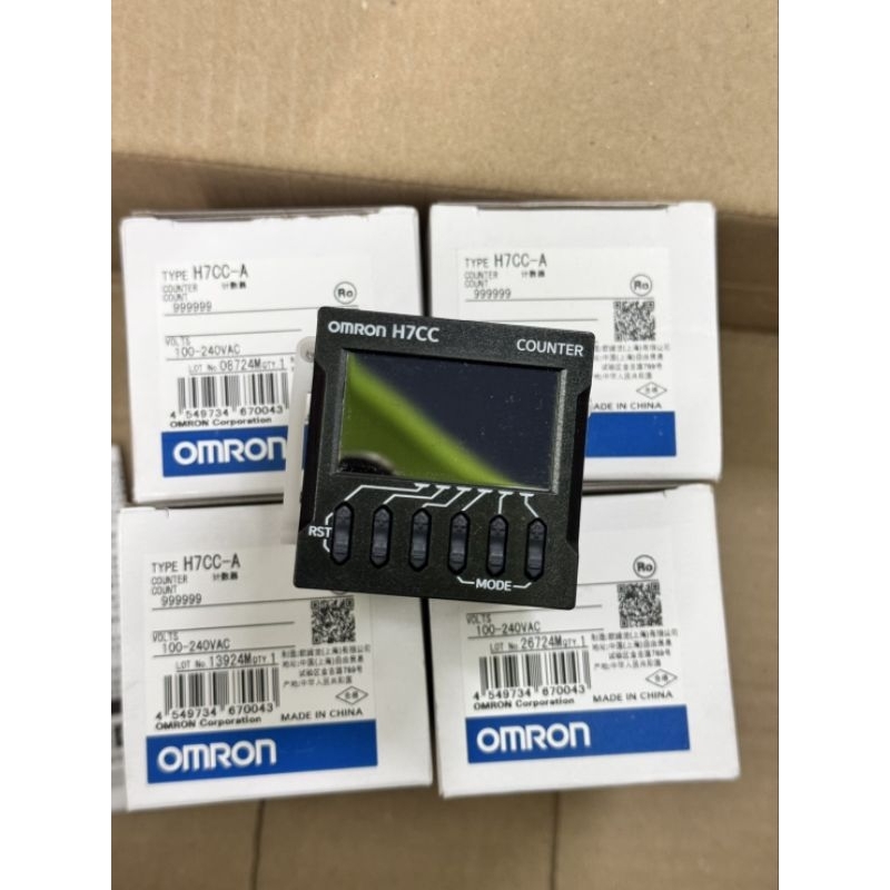 รุ่นใหม่ Omron  H7CC-A  counter 100 VAC to 240 VAC Automation and Safety
