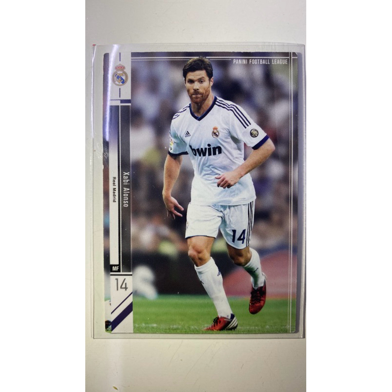 การ์ดนักฟุตบอล PANINI MADE IN JAPAN Ryan Giggs, Luka Modric, Xabi Alonso  (มีตำหนิมุมไม่คม)