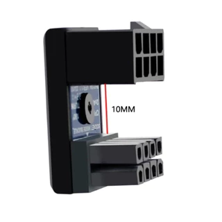 ข้องอไฟเลี้ยง CPU 8-Pin 180 องศา อะแดปเตอร์ไฟเลี้ยงซีพียู Adapter CPU สำหรับเก็บสายไฟ รับประกัน 1 ปี