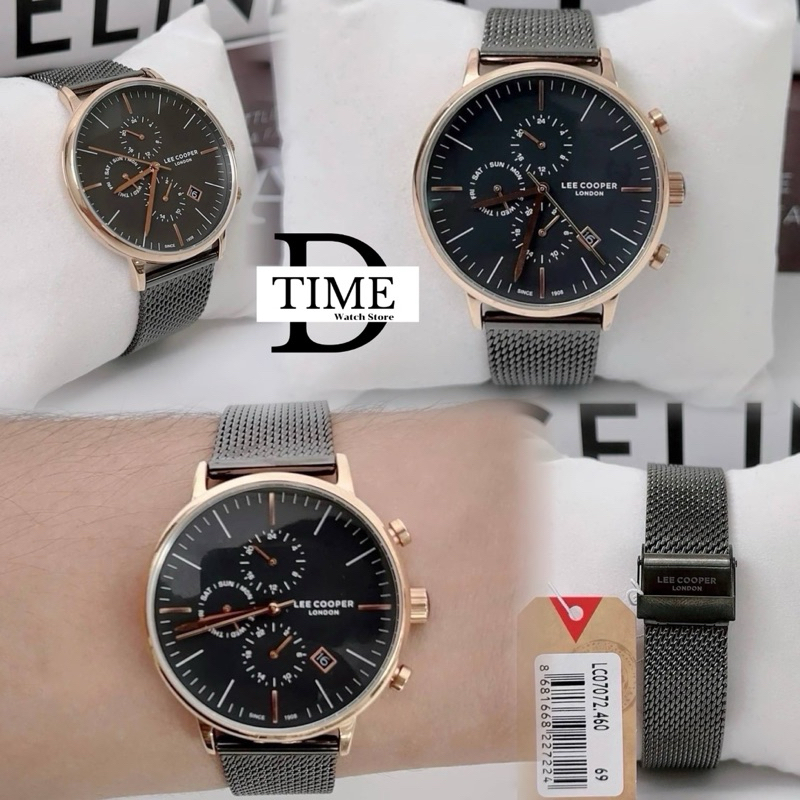 ✨แท้💯%✨นาฬิกาข้อมือLEE COOPER SS20 MALE 42.5 MM มีใบรับประกัน💢พร้อมส่ง💢