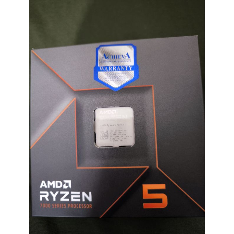 CPU AMD RYZEN 5 7600X มือสอง ประกันศูนย์ไทยถึง 12/2025