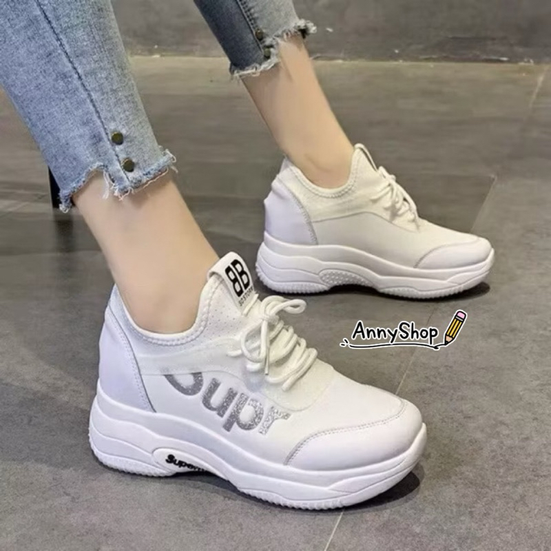 ♥พร้อมส่ง♥ #Y999 •เช็คสินค้าก่อนสั่งซื้อ//รองเท้าผ้าใบเสริมส้น•