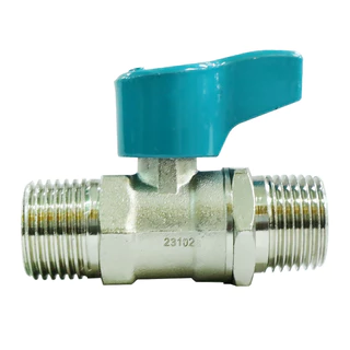 SANWA สต๊อปวาล์ว มินิบอลวาล์ว ซันวา 2 ทาง (ผผ.) 1/2 นิ้ว (4หุน) ซันวา Mini Ball Valve (MALE/MALE)