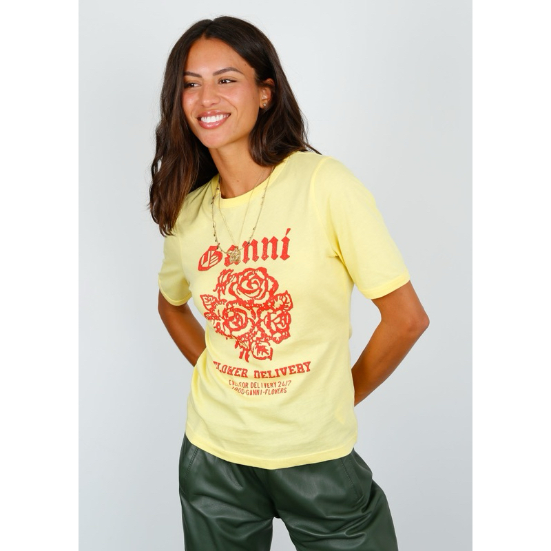 GANNI Short Sleeve T-Shirt