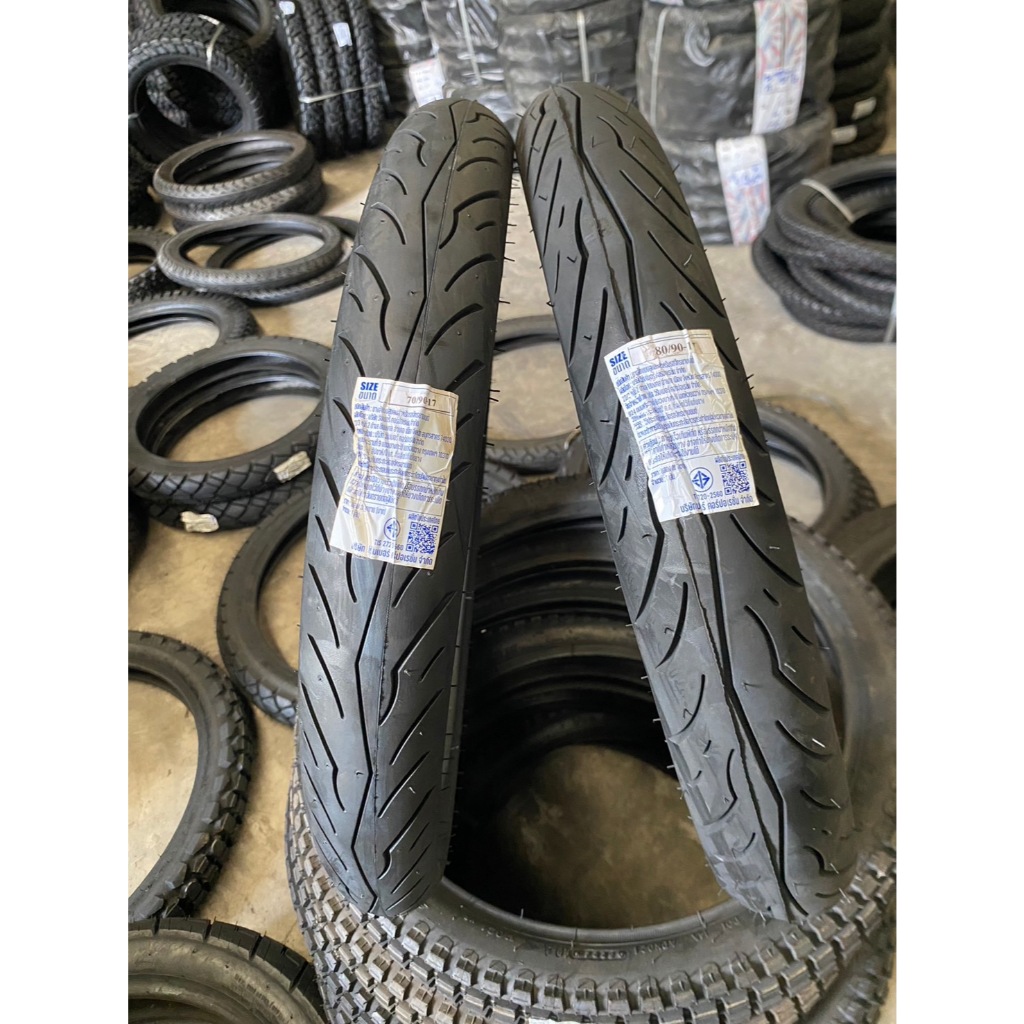 ยางมอเตอร์ไซค์ Vee Rubber รุ่น V420 ขนาด 70/90-17 , 80/90-17 TL (DA) ปี24