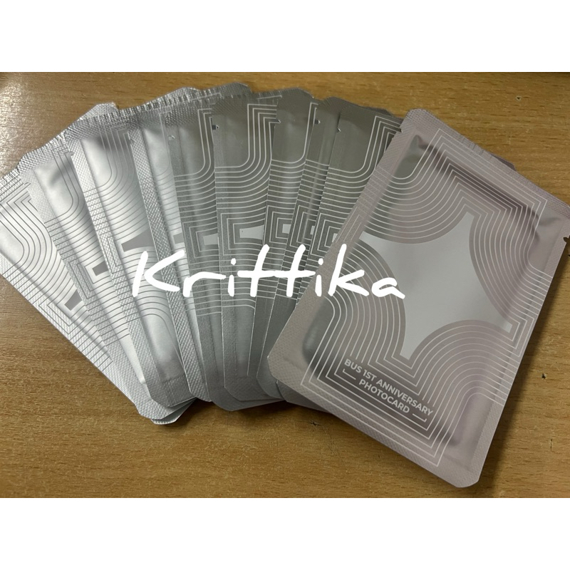 พร้อมส่ง การ์ด BUS 1st Anniversary Photocard