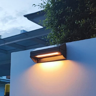 Solar Vatte - Wall light โคมไฟติดผนังภายนอกโซล่าร์เซลล์ LED ติดตั้งง่าย