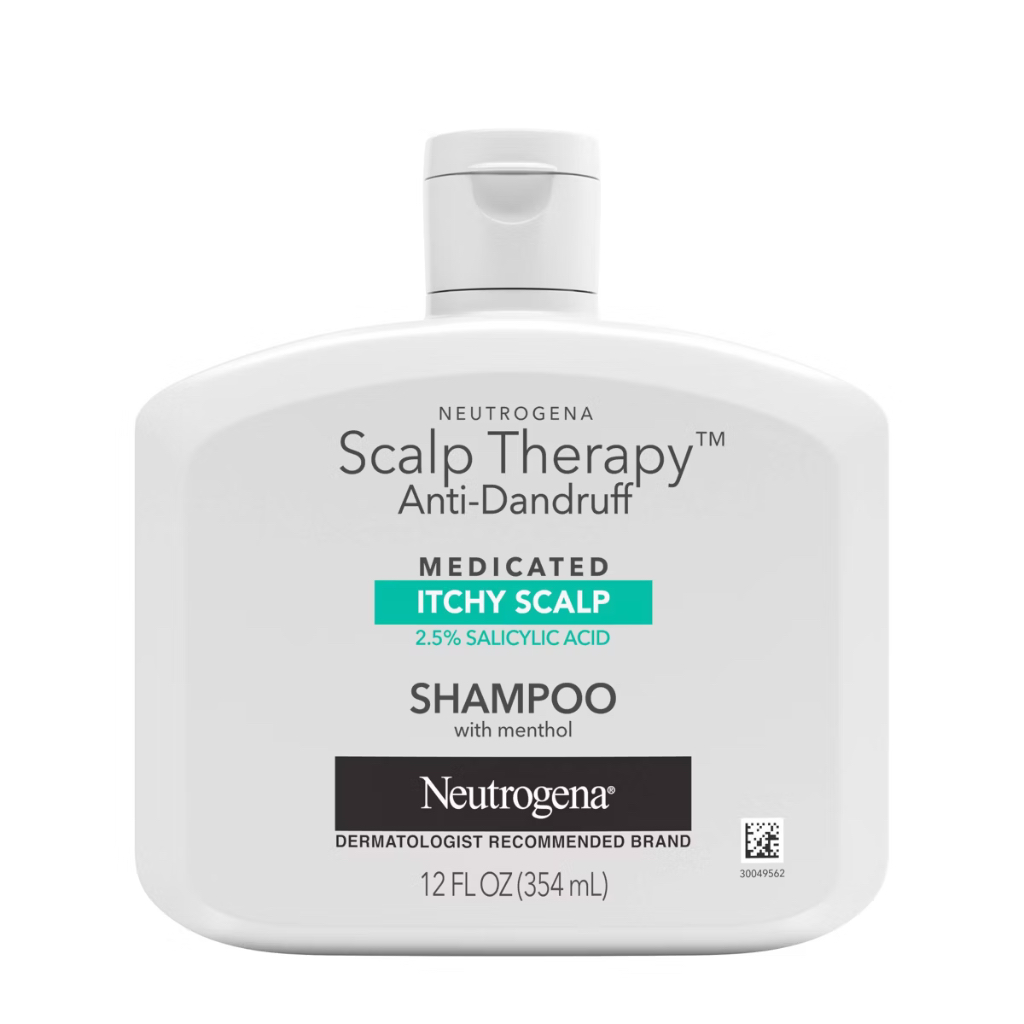 Neutrogena Scalp Therapy Itchy Scalp Shampoo - 12 fl oz/354ml แชมพูทำความสะอาดหนังศีรษะและขจัดรัแค