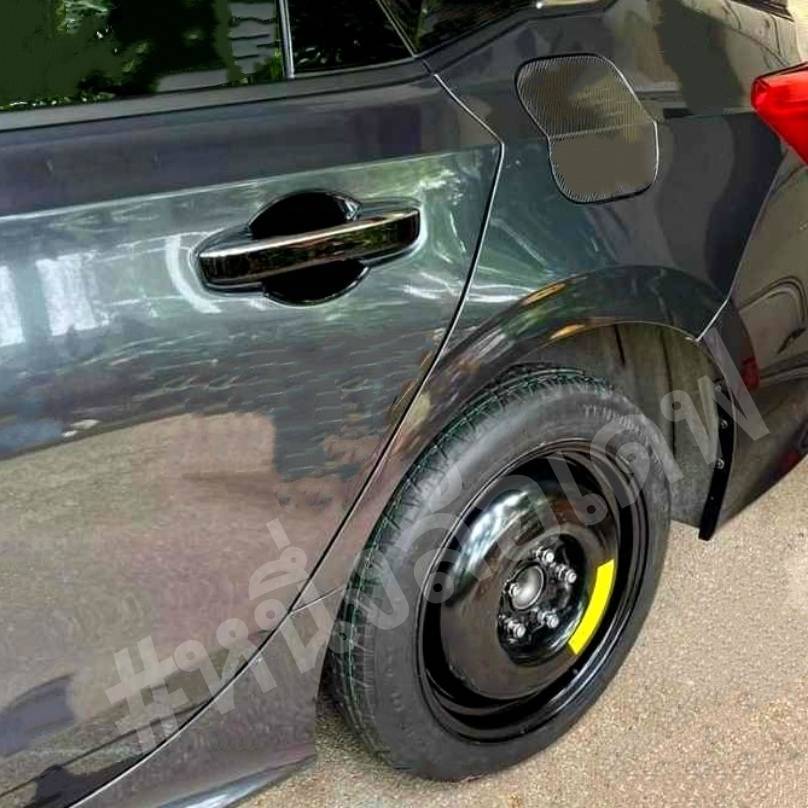 ล้อเดฟ 5 รู 114.3 ขอบ 17 - Honda CIVIC FE (สีดำ)