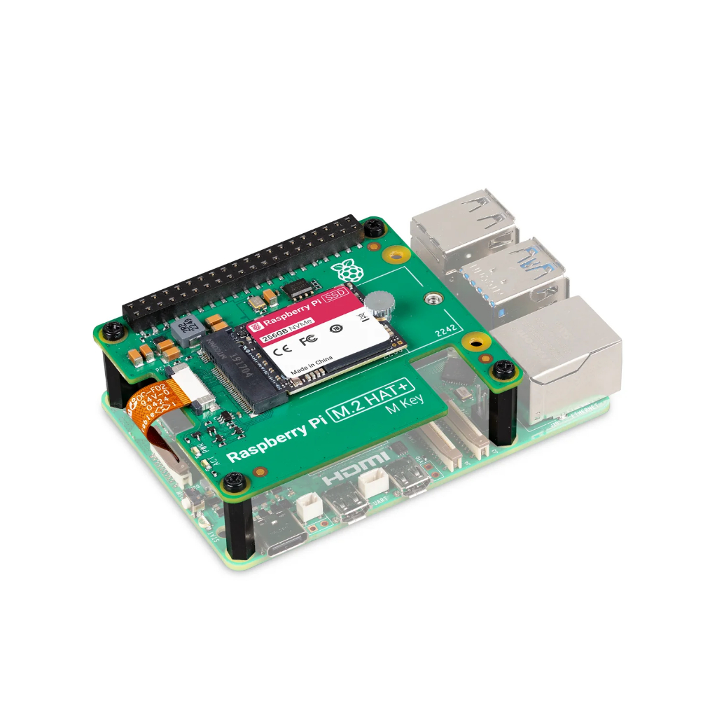 Raspberry Pi M.2 HAT+ NVMe SSD Kit อแดปเตอร์เชื่อมต่อ SSD M.2 Raspberry Pi 5