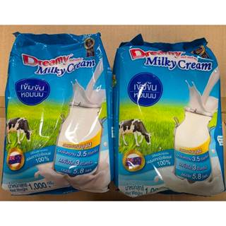 Dreamy Milky Cream ครีมเทียมนม เข้มข้นหอมนม ขนาด 1,000 กรัม …