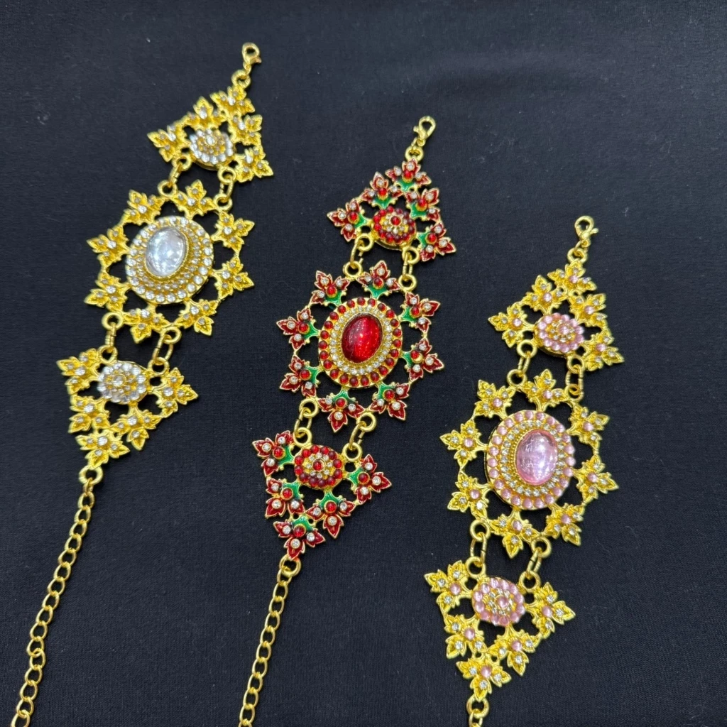 Accessories รัดแขน สีทองสีเงินสีนาค ชุดไทยสวยๆ เครื่องประดับชุดไทย พร้อมส่งในไทย