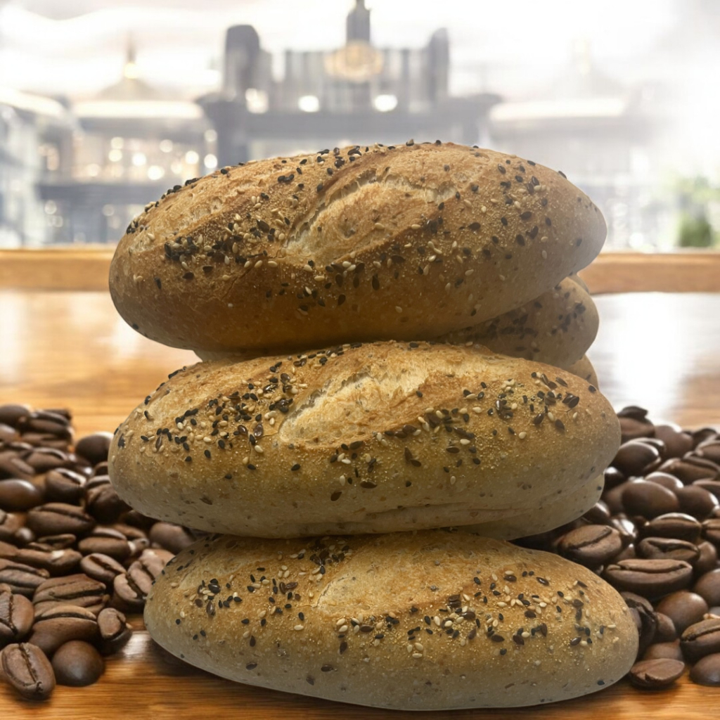 Homemade Multigrain Sourdough Baguette Short 2 Pcs 18Cm/200g มัลติเกรน บาแก็ตสั้น แพ็ค2ชิ้น 200กรัม