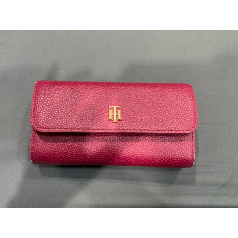 กระเป๋าสตางค์ใบยาว Tommy hilfiger มือสอง ของแท้
